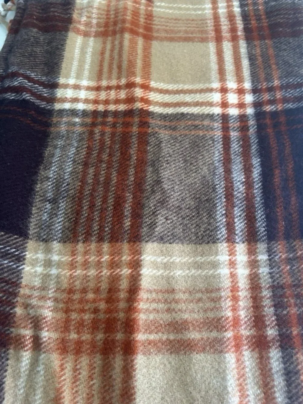 Vtg FARIBO Woolen Blanket 54